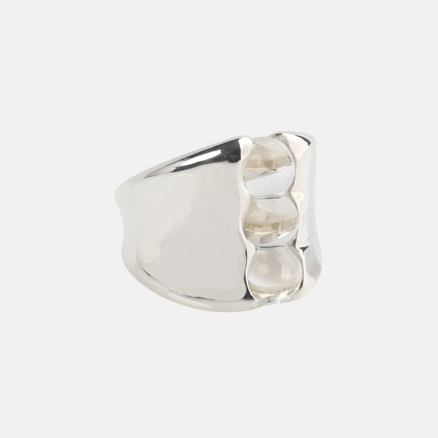 Silver Three Pea Ring by KEANE - At Present Jewelry