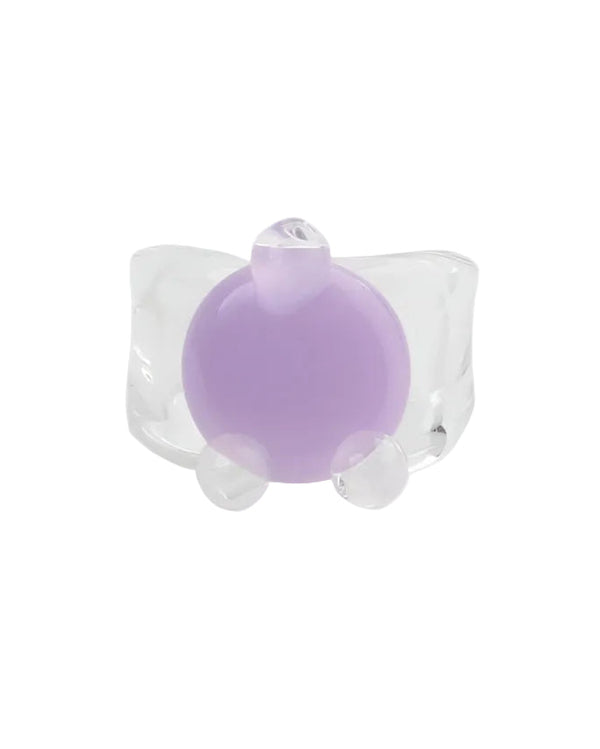 Disc Prong Set Ring by KEANE - At Present Jewelry