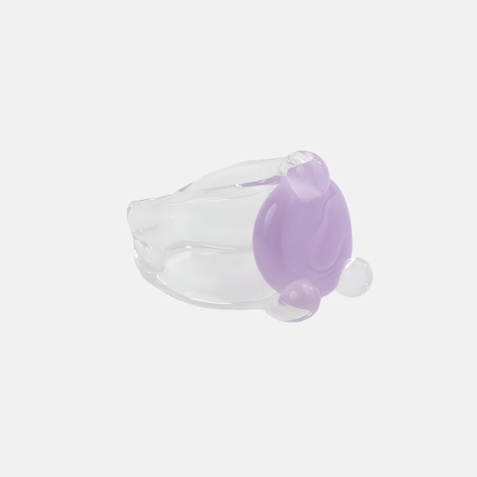 Disc Prong Set Ring by KEANE - At Present Jewelry