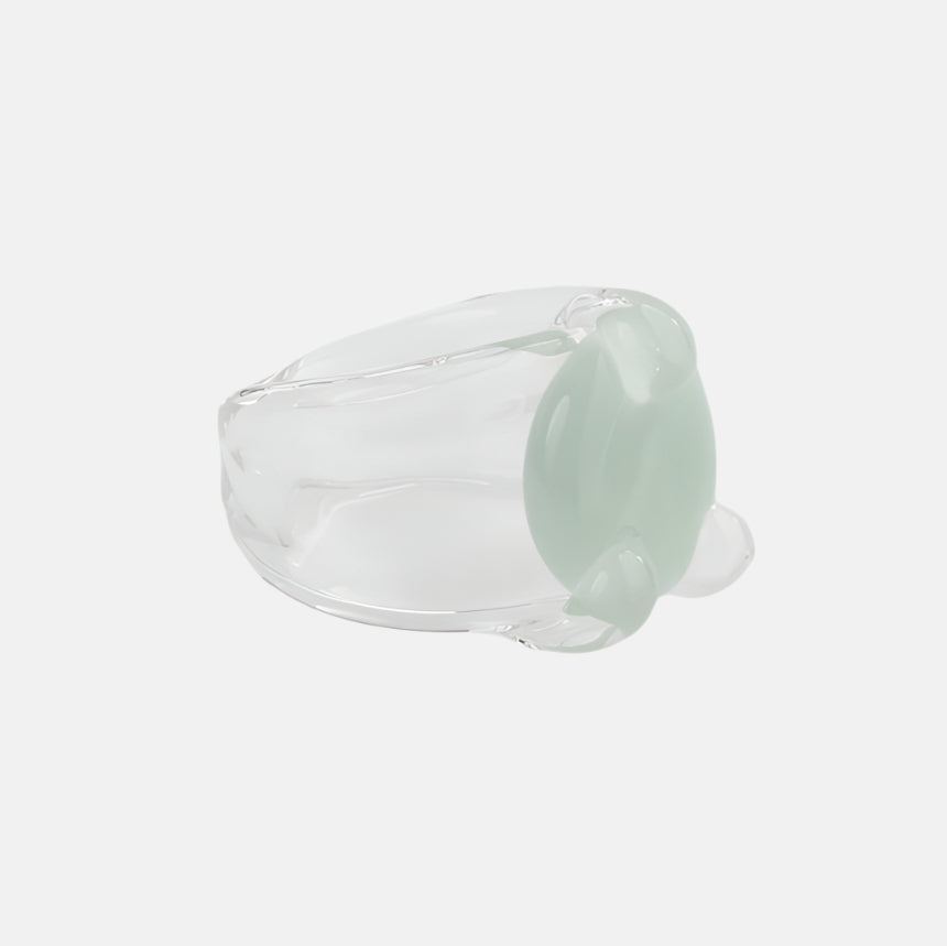 Disc Prong Set Ring by KEANE - At Present Jewelry