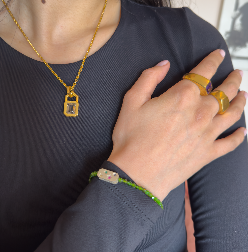 Burch Constellation Bracelet, Emerald by ELIBURCH - At Present Jewelry