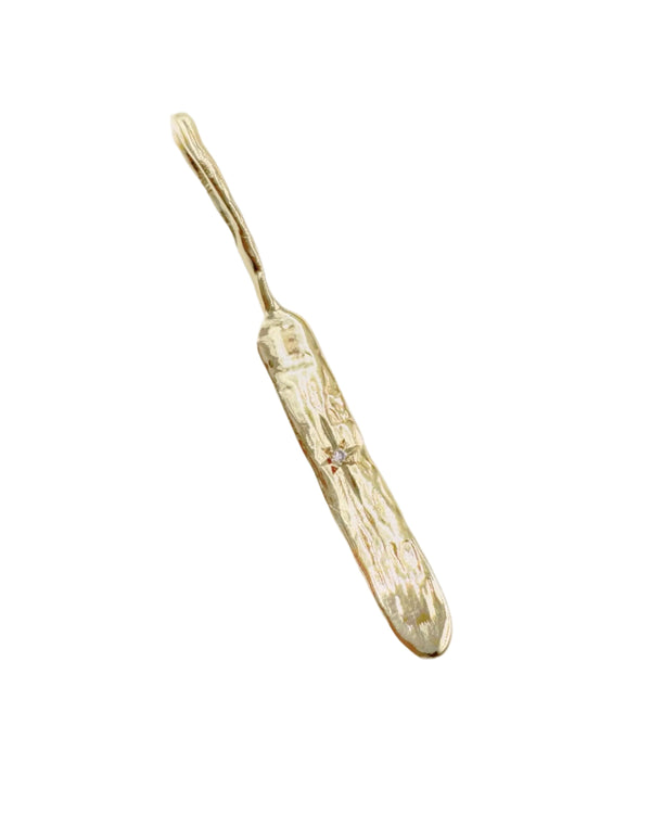 North Star Elongated Charm by Rebecca Pinto - At Present Jewelry