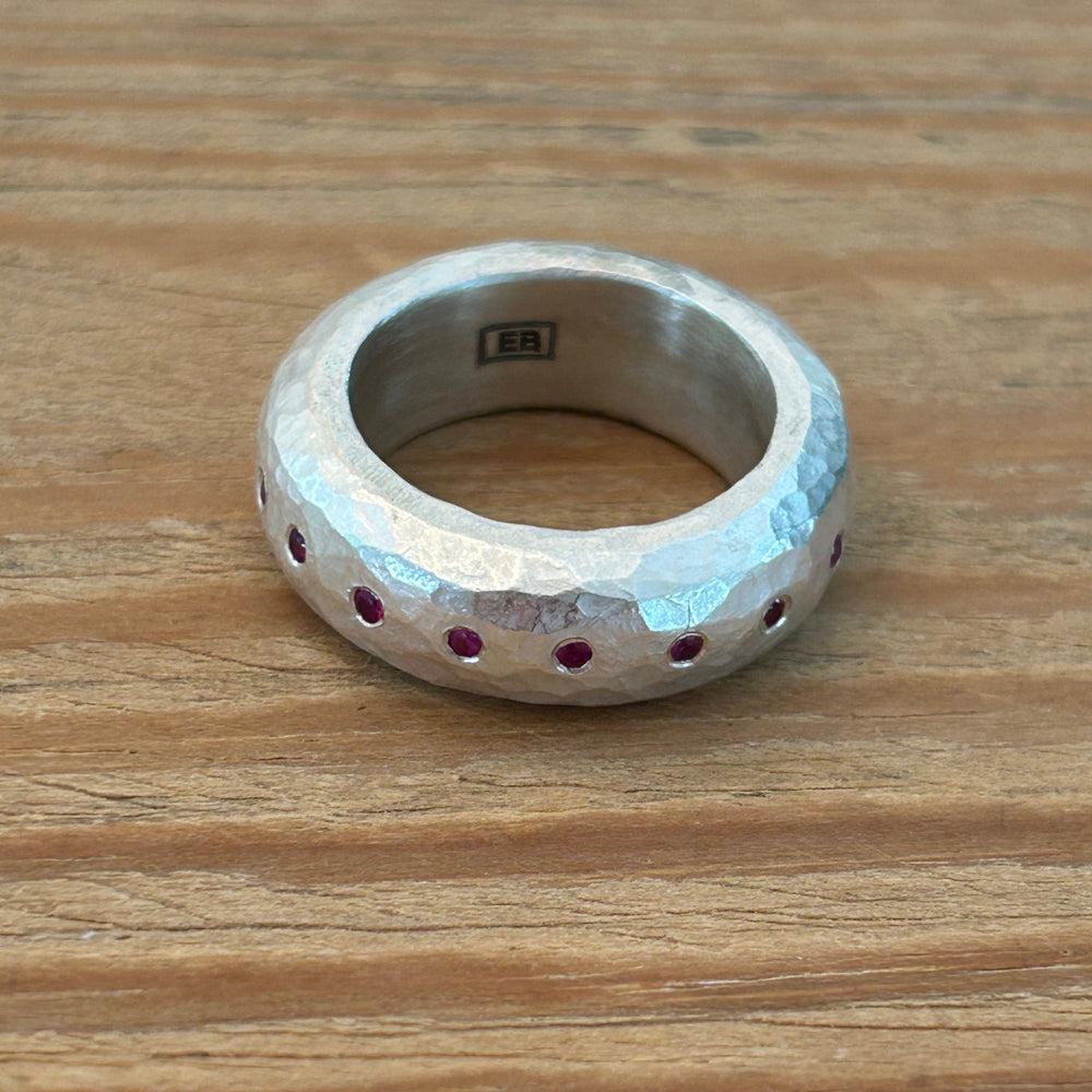 Mini Leo Ring, Ruby by ELIBURCH - At Present Jewelry