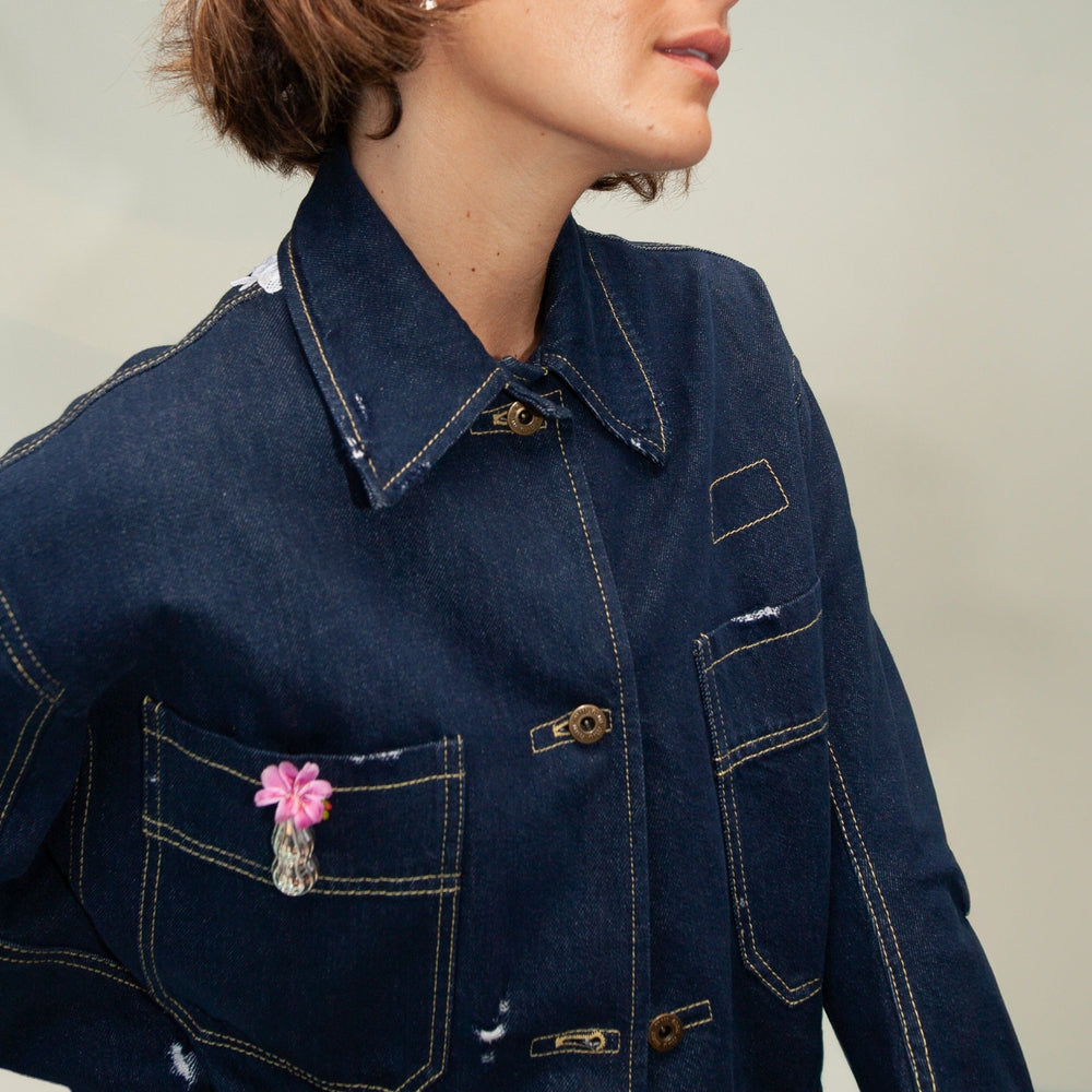 Vase Brooch, Silver by Monbouquette - At Present Jewelry