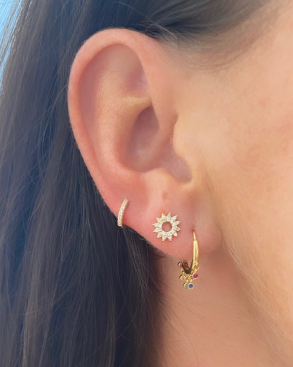 Diamond Starburst Earrings
