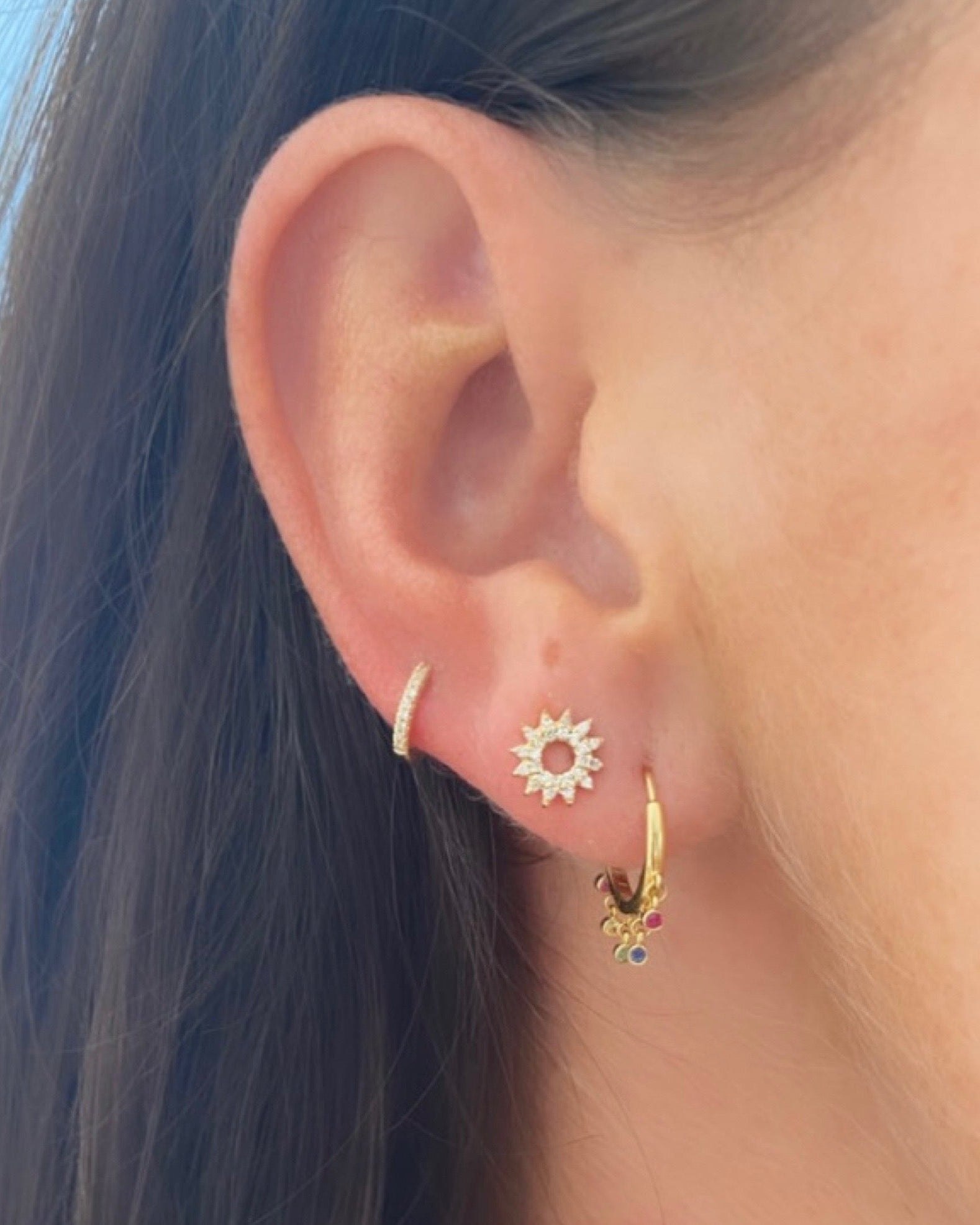 Diamond Starburst Earrings
