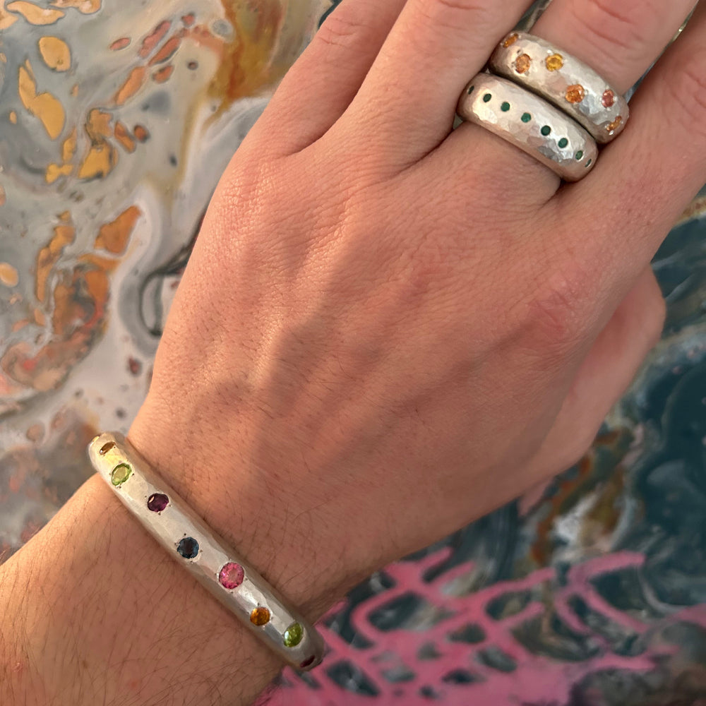 Jumbo Jacob Cuff, Portofino by ELIBURCH - At Present Jewelry