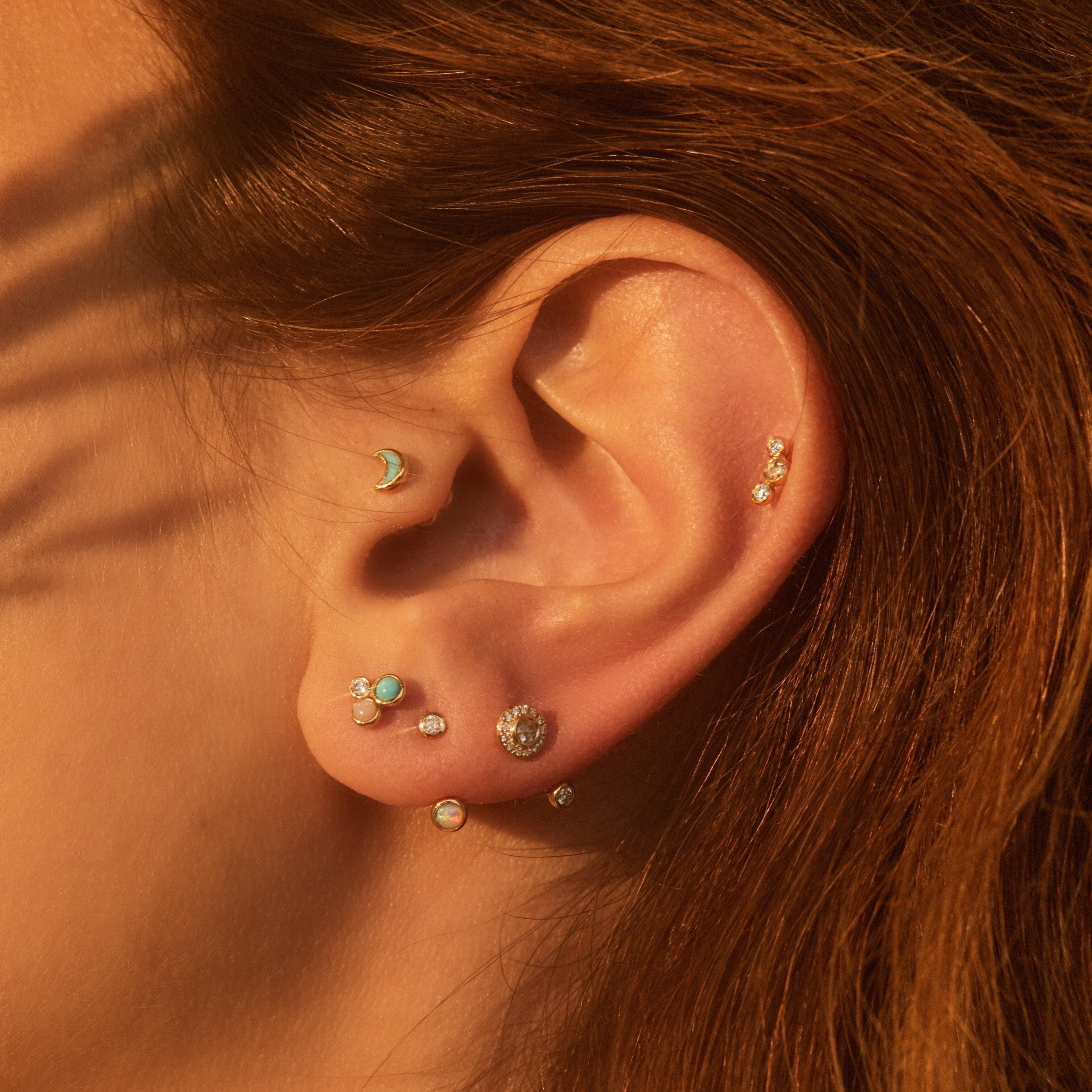 Pamela Love opal ear stack