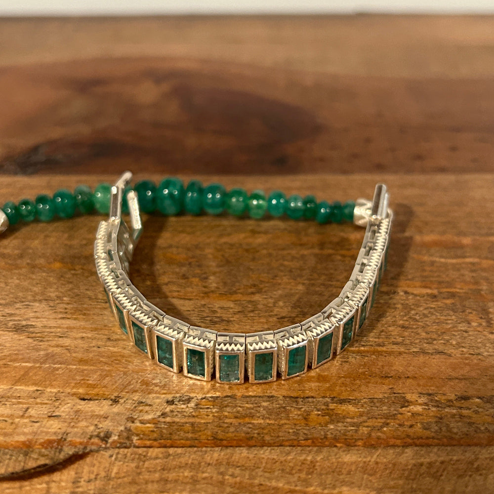 Chameleon Bracelet, Emerald by ELIBURCH - At Present Jewelry