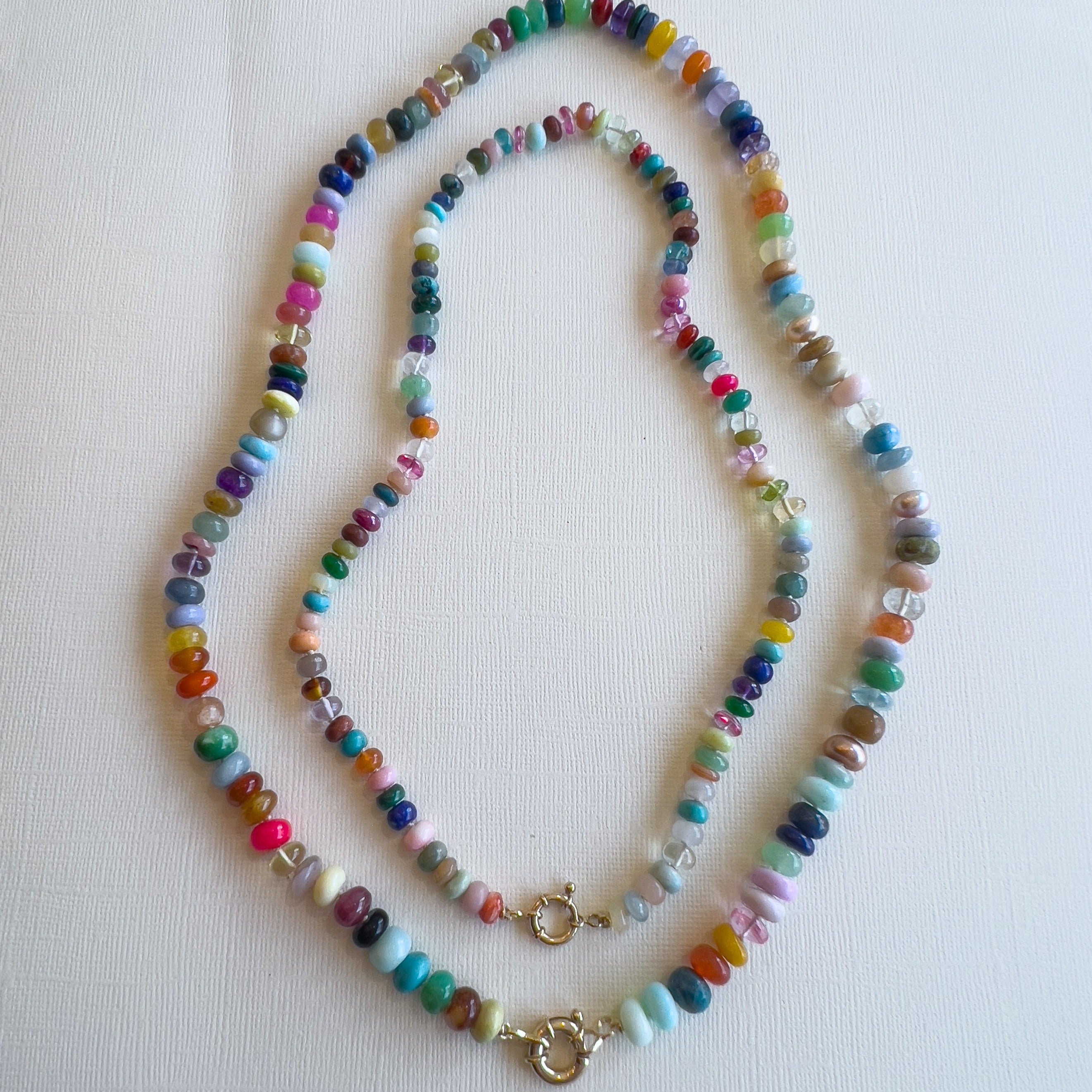 Small Magical Mixy Gemstone Necklace