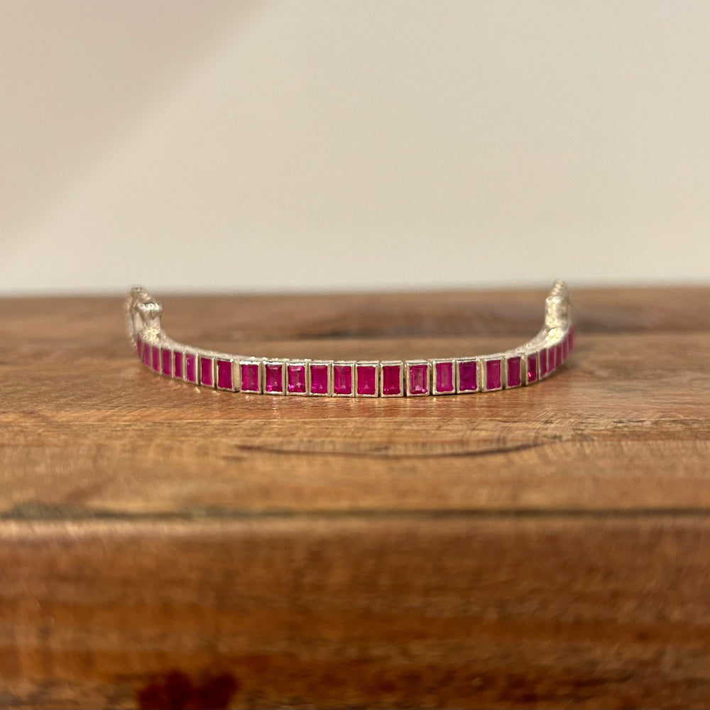 Chameleon Bracelet, Ruby by ELIBURCH - At Present Jewelry