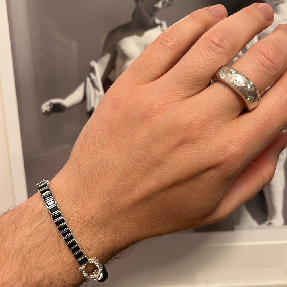 Chameleon Bracelet, Sapphire by ELIBURCH - At Present Jewelry