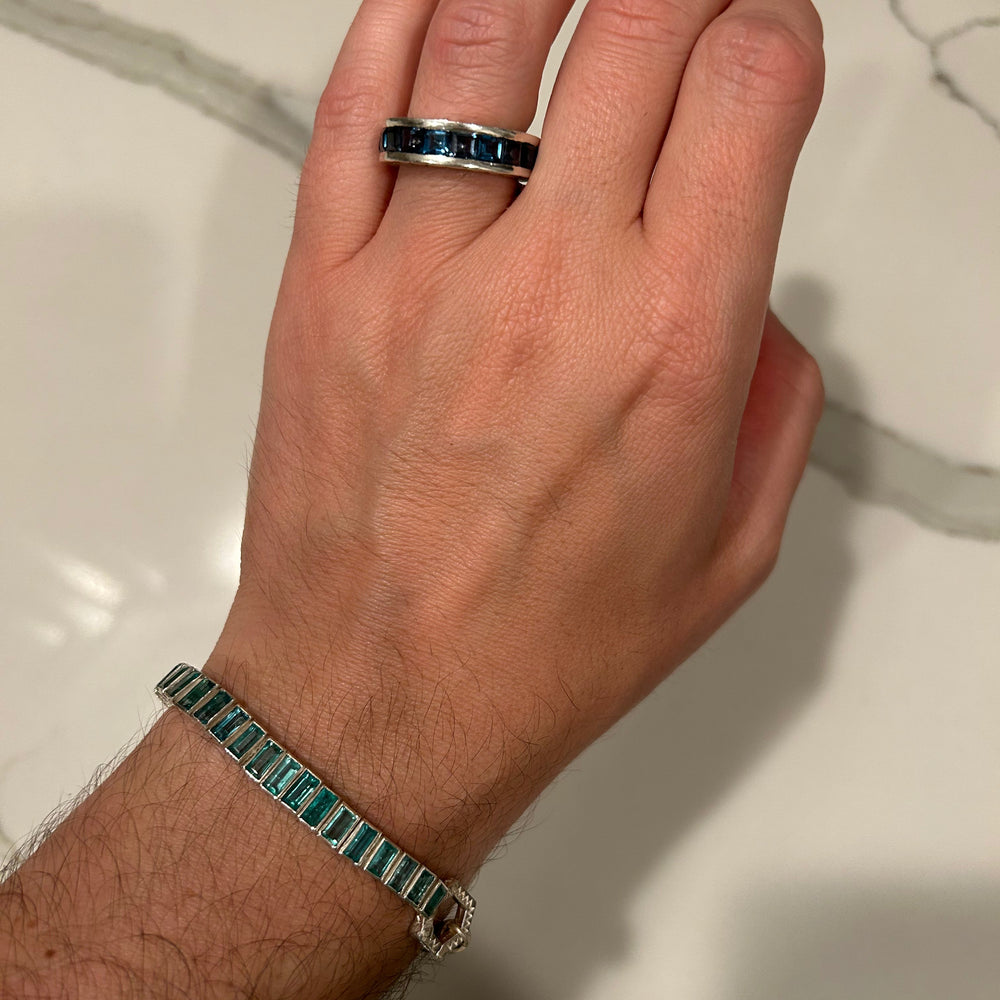 Chameleon Bracelet, Emerald by ELIBURCH - At Present Jewelry