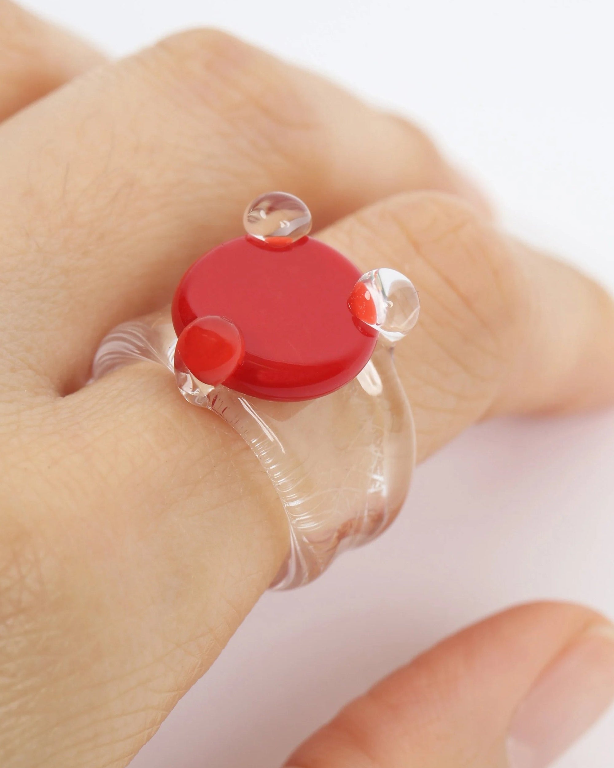 Disc Prong Set Ring by KEANE - At Present Jewelry