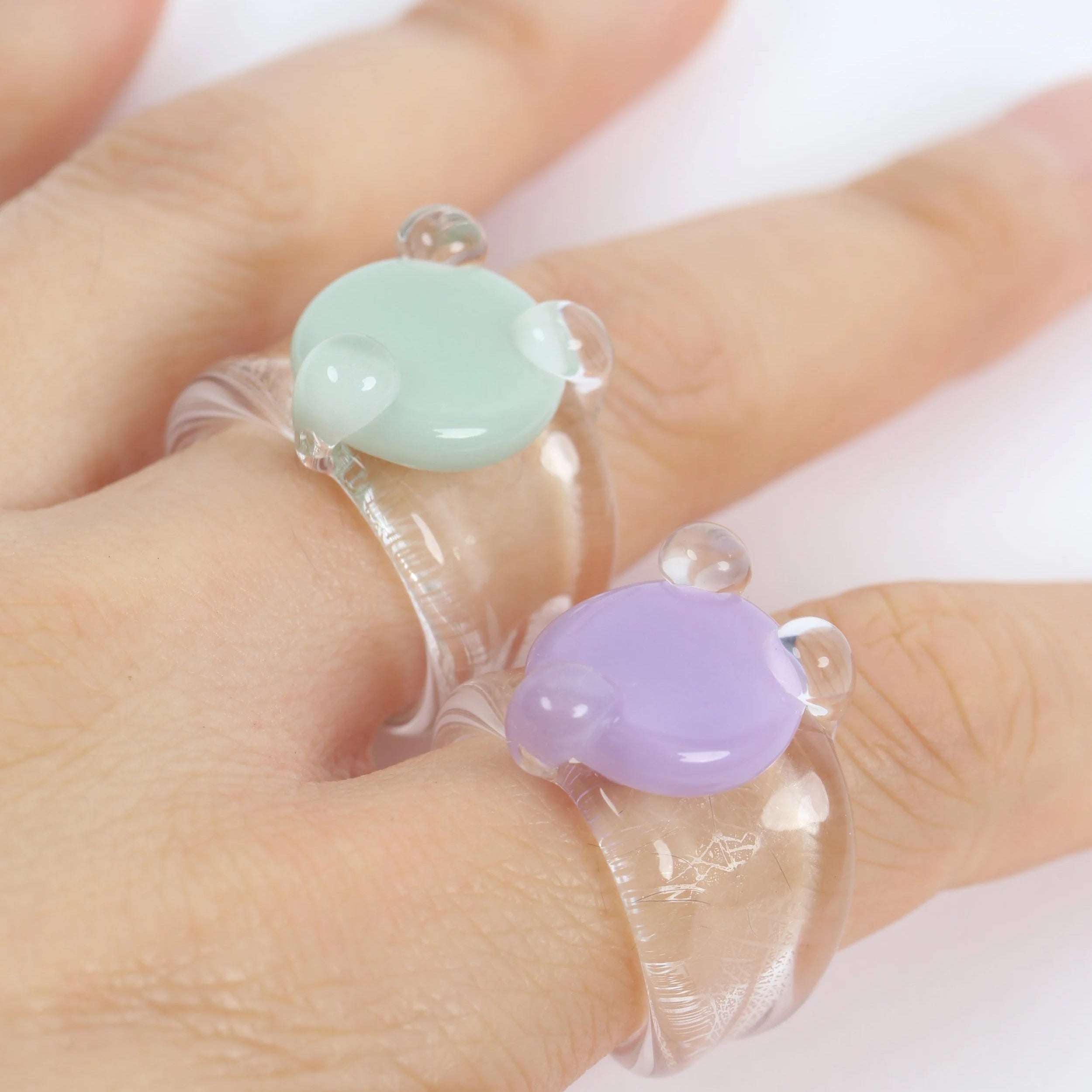 Disc Prong Set Ring by KEANE - At Present Jewelry