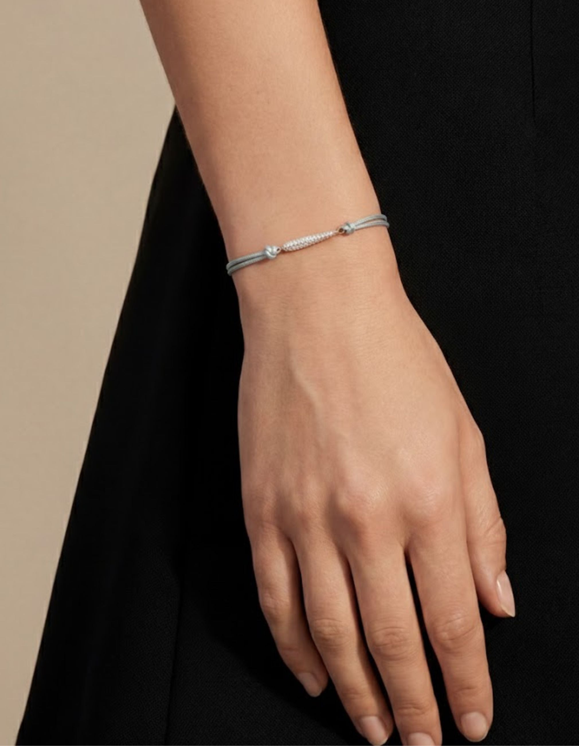 Nina Diamond Cord Bracelet