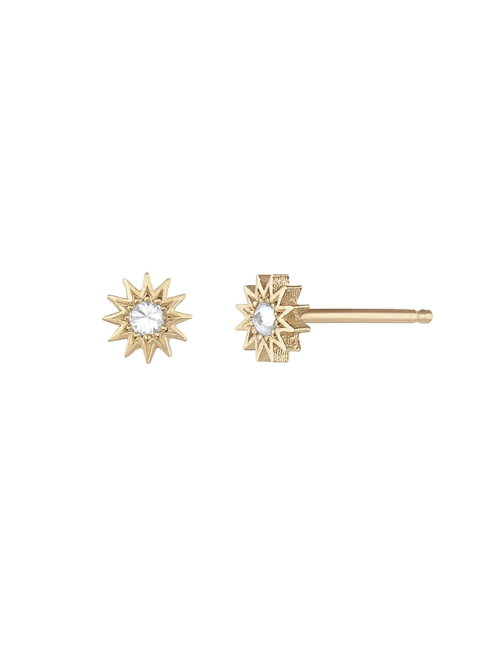 Inverted Diamond Mini Spur Studs