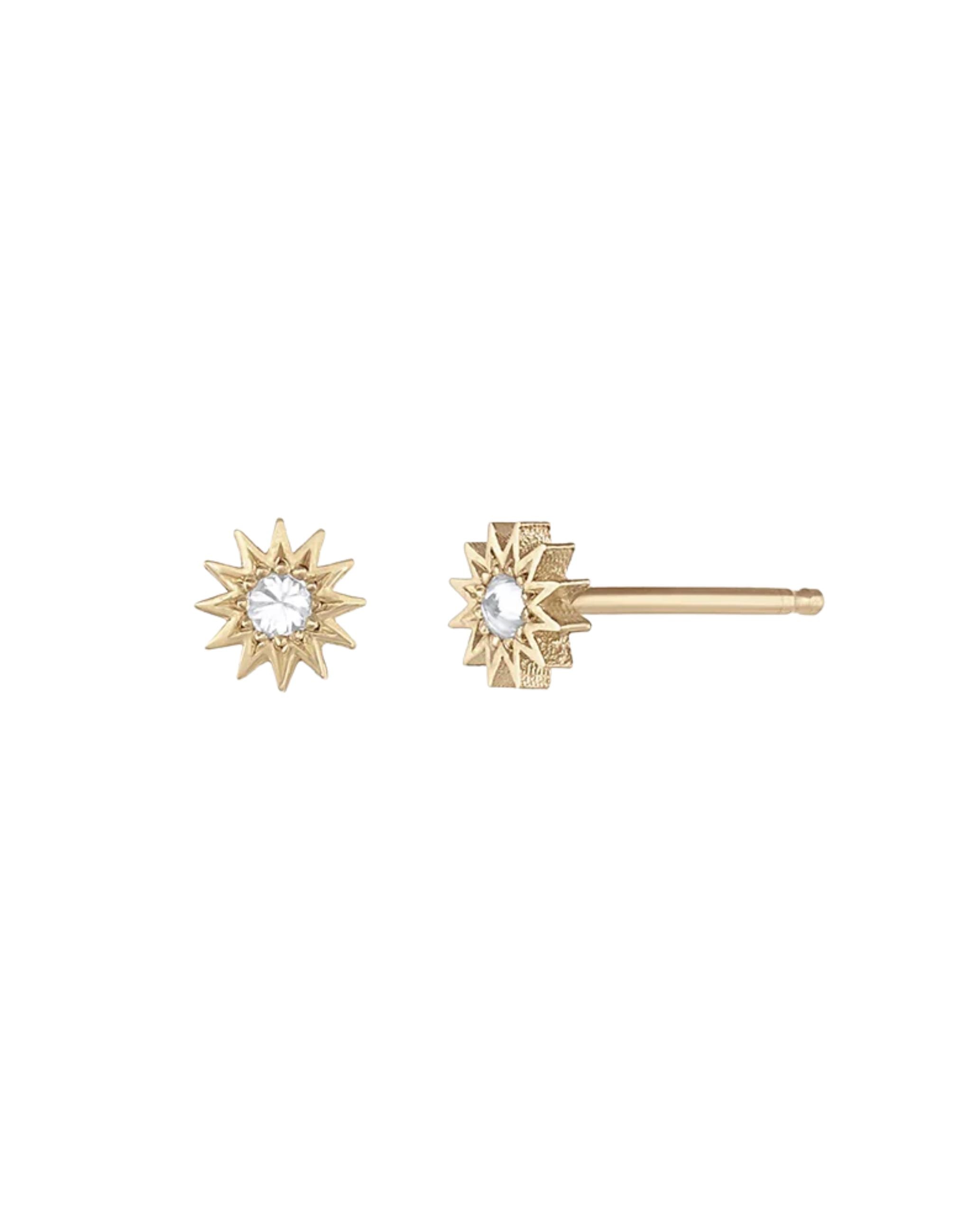 Inverted Diamond Mini Spur Studs