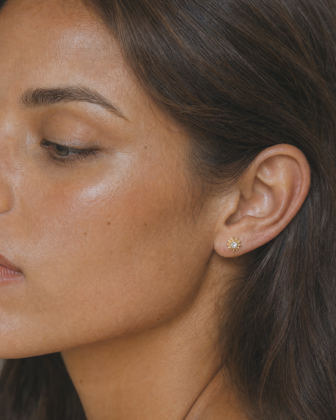 Inverted Diamond Mini Spur Studs