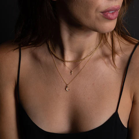 Itty Bitty Charm Necklace, Mushroom by Talon Jewelry - At Present Jewelry