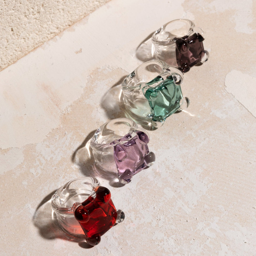 Square Prong Set Ring by KEANE - At Present Jewelry