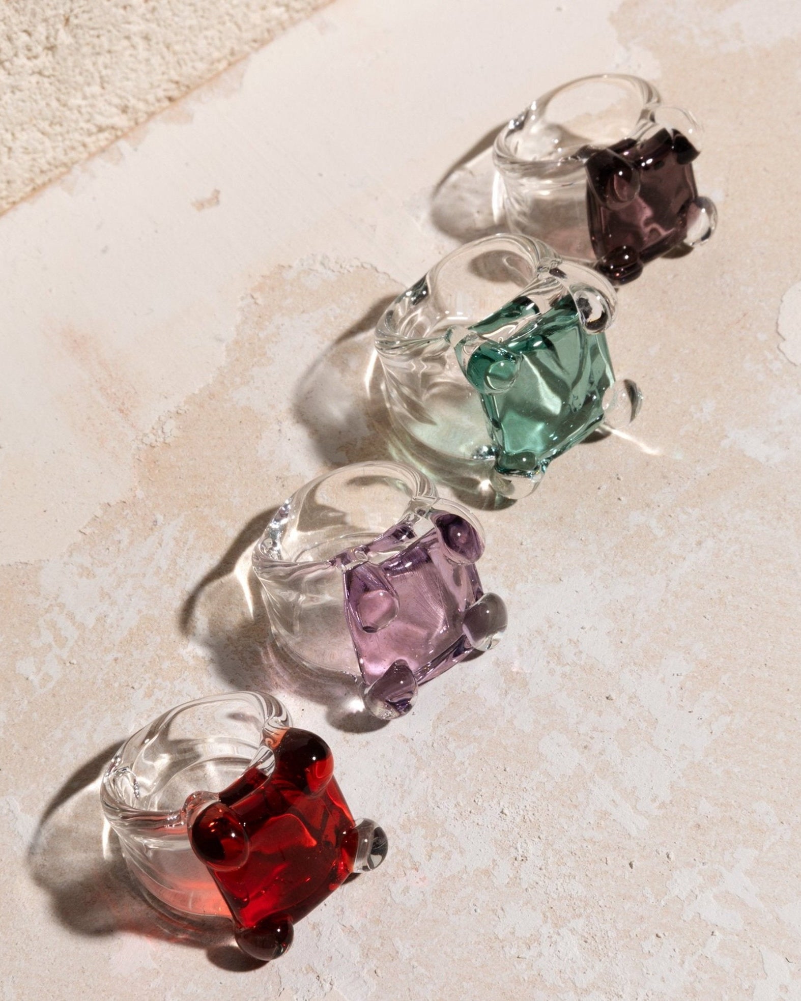 Square Prong Set Ring by KEANE - At Present Jewelry