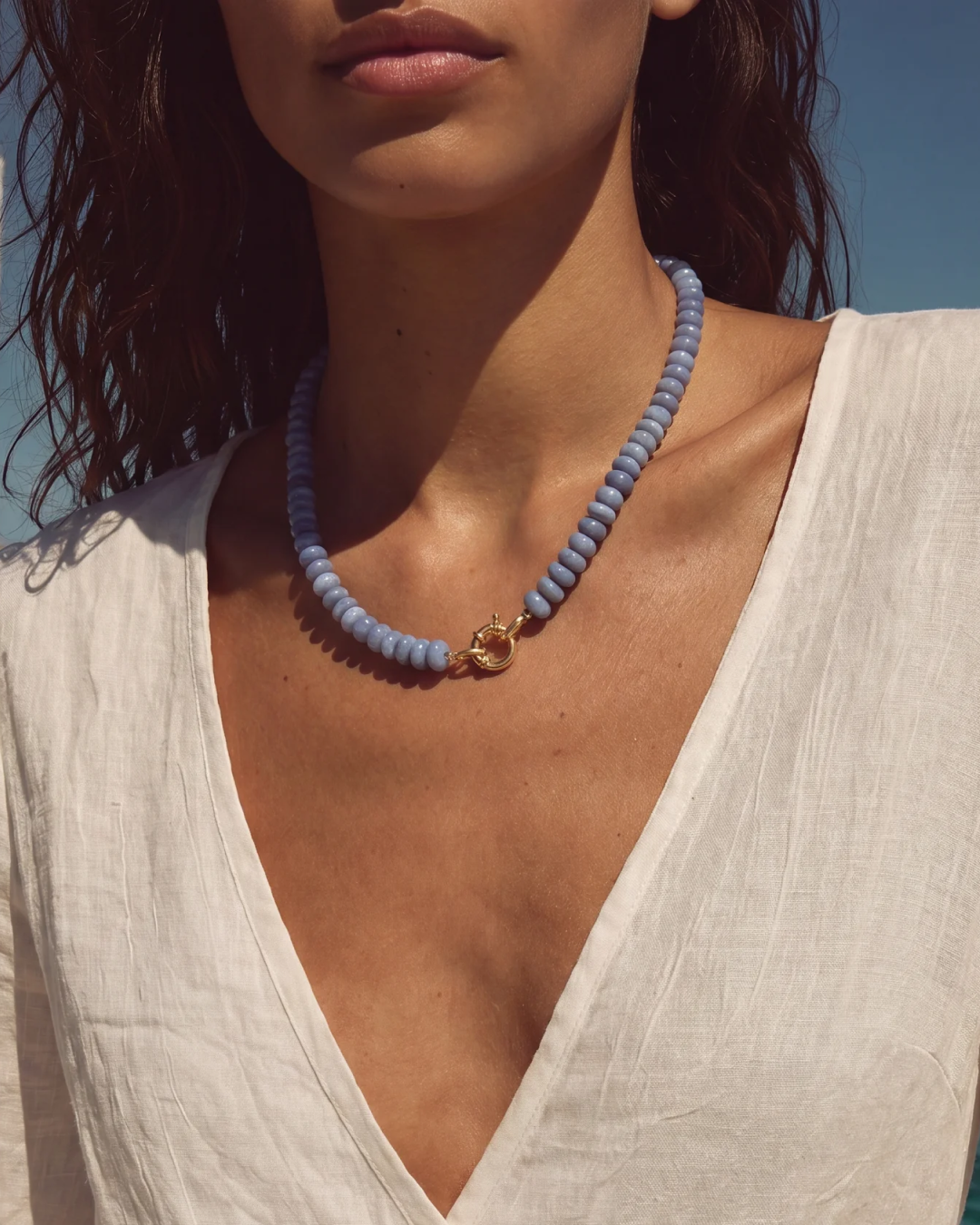 Lavender Fields Opal Necklace