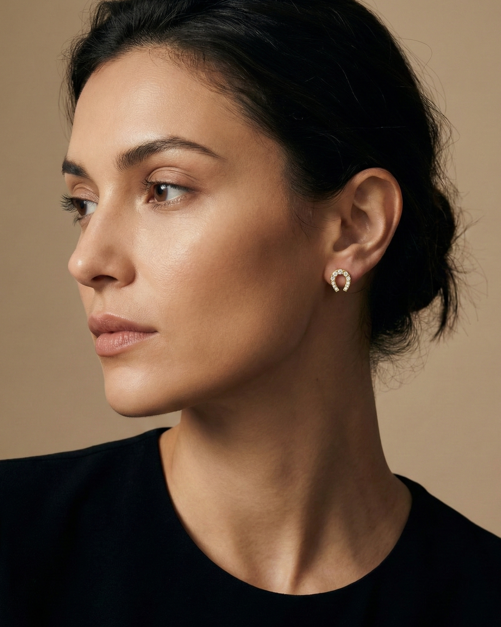 Legacy Diamond Horseshoe Earrings