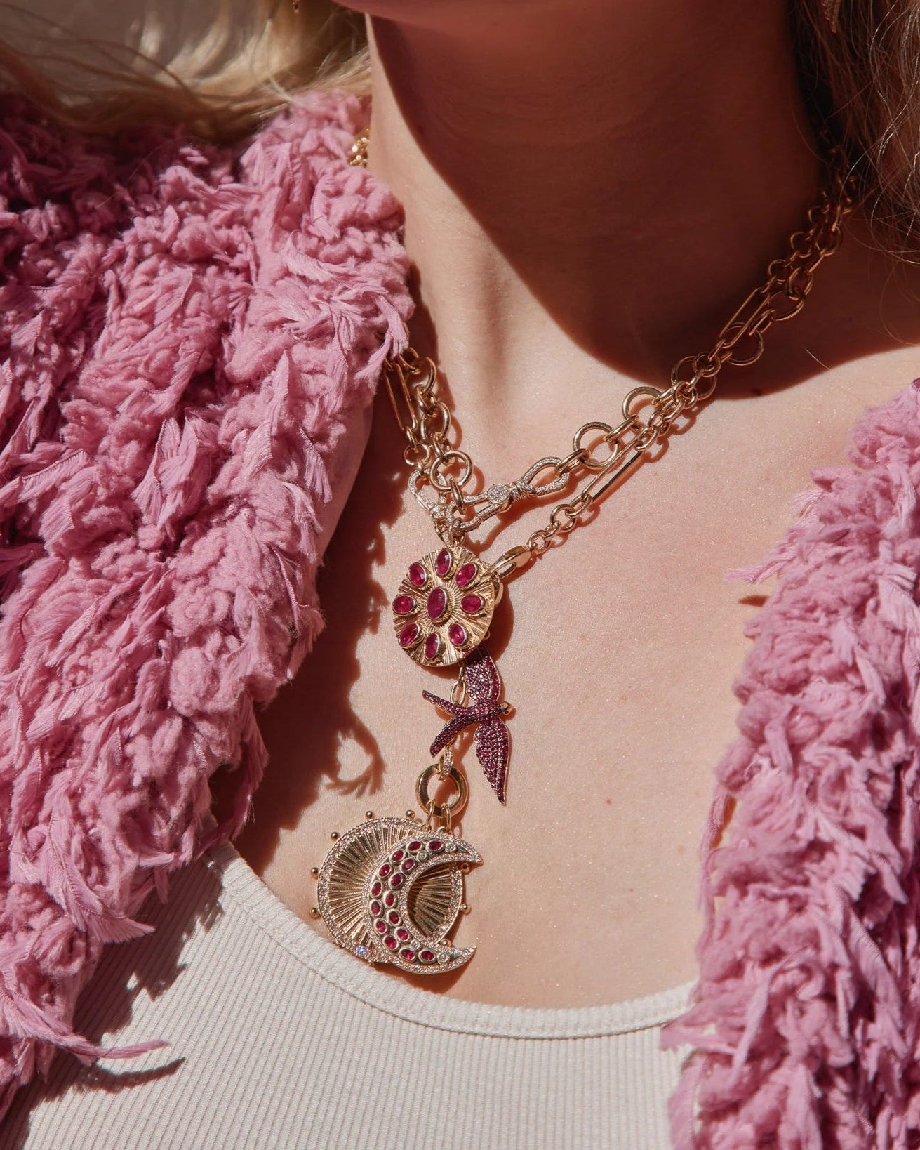 Maneskin Moon Charm by Lionheart - At Present Jewelry