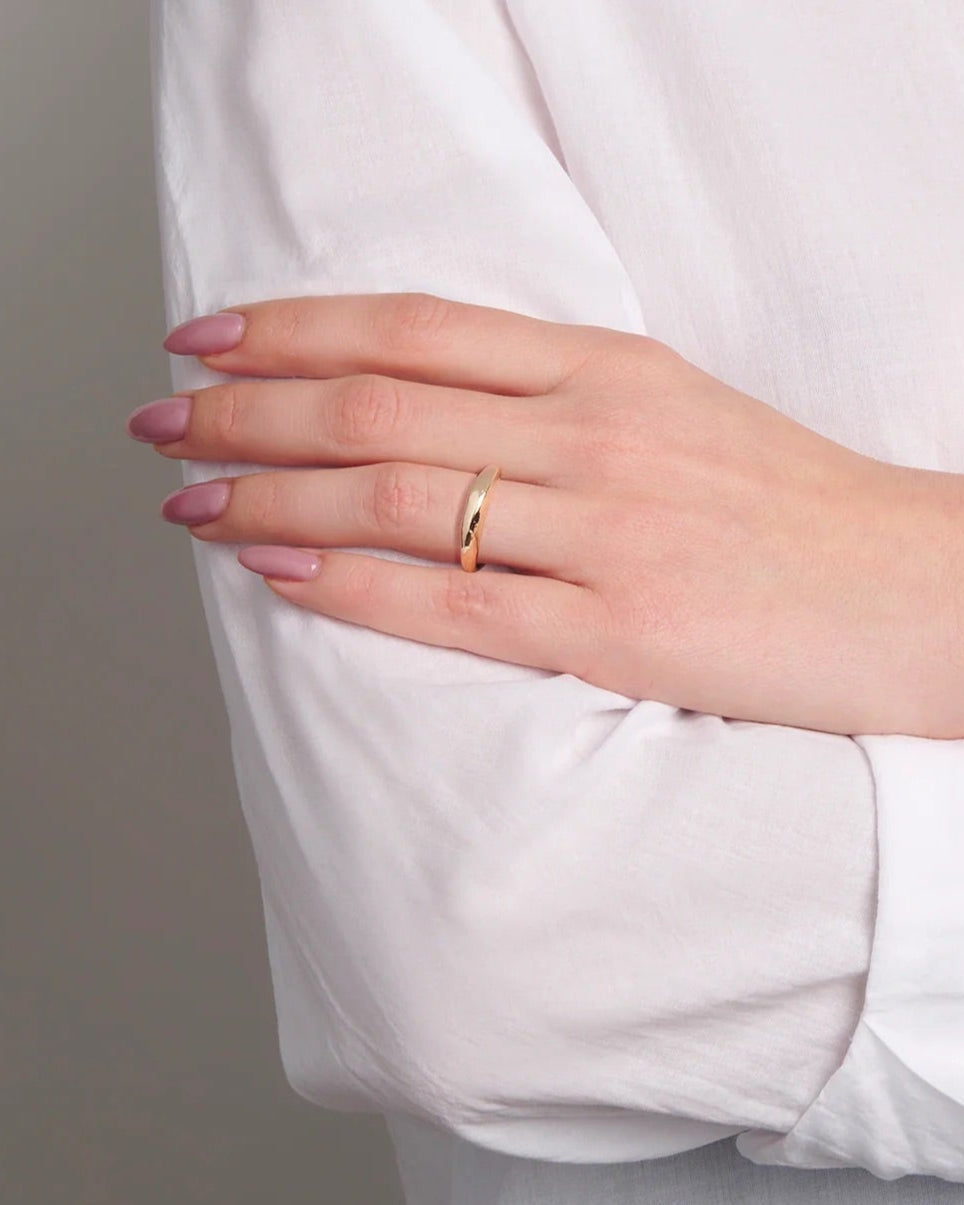 Darcy Gold Ring by Mandy Reid - At Present Jewelry