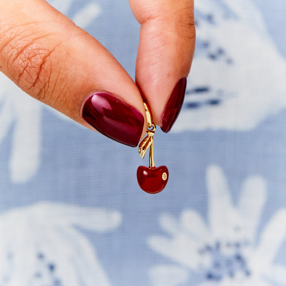 Cherry Baby Pendant by Ariel Gordon Jewelry - At Present Jewelry