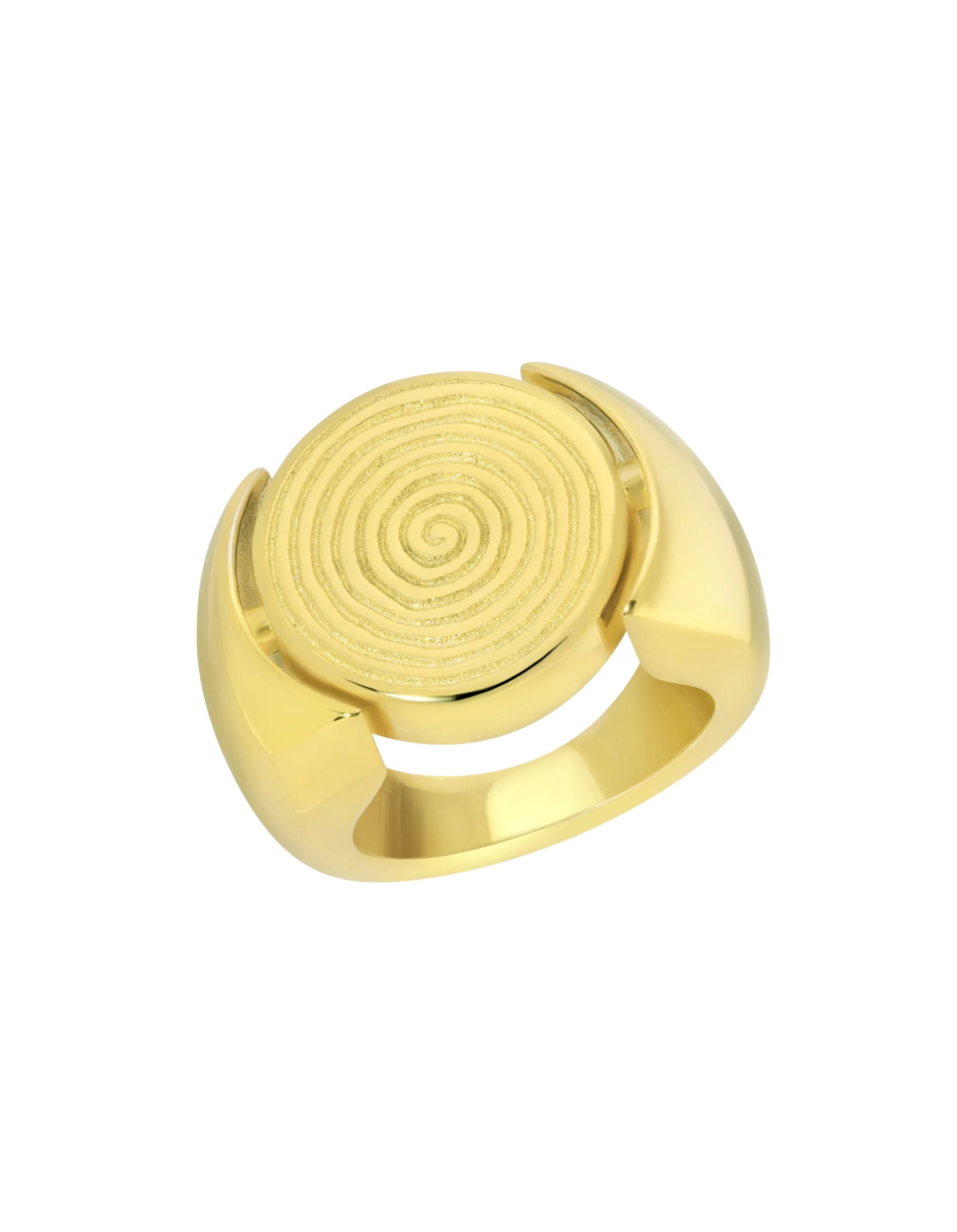 Reversible Black Bullseye Ring