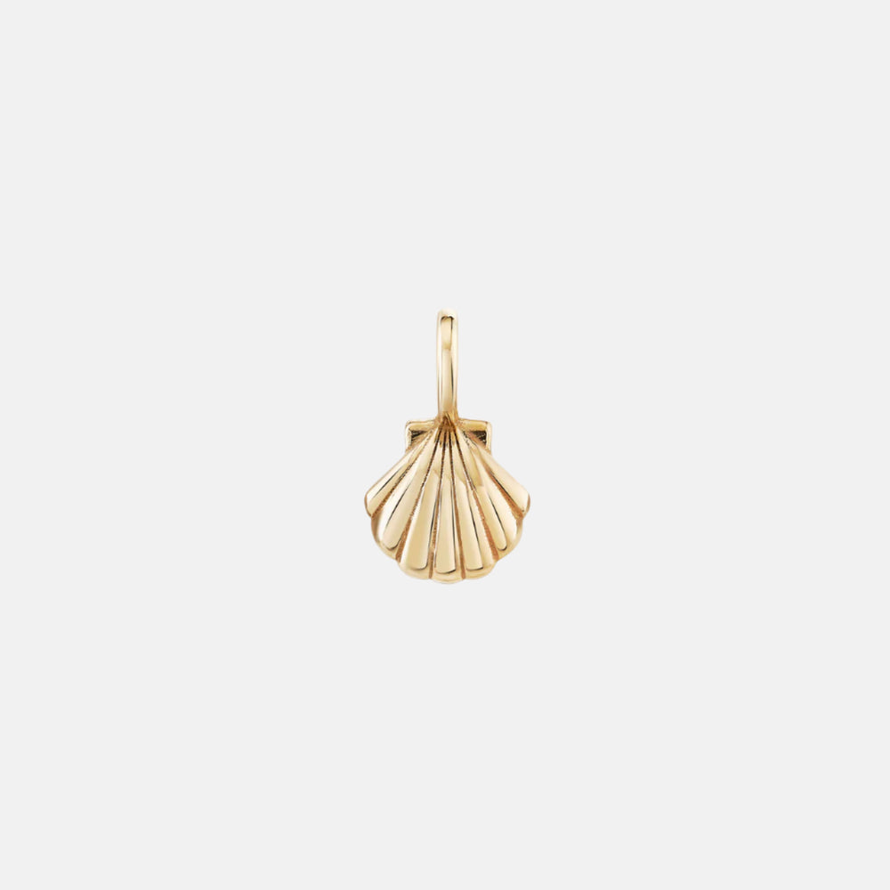 Petite Scallop Shell Charm by Ariel Gordon Jewelry - At Present Jewelry