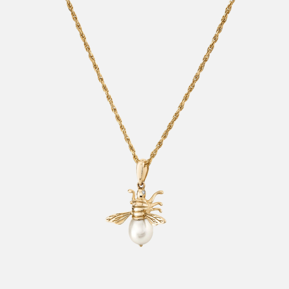 Madame Bumblebee Pendant by Ariel Gordon Jewelry - At Present Jewelry