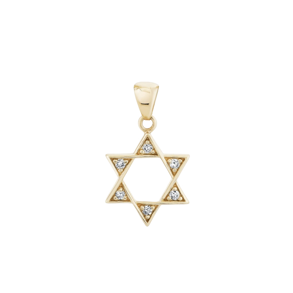 Diamond Star of David Talisman Charm by Ariel Gordon Jewelry - At Present Jewelry