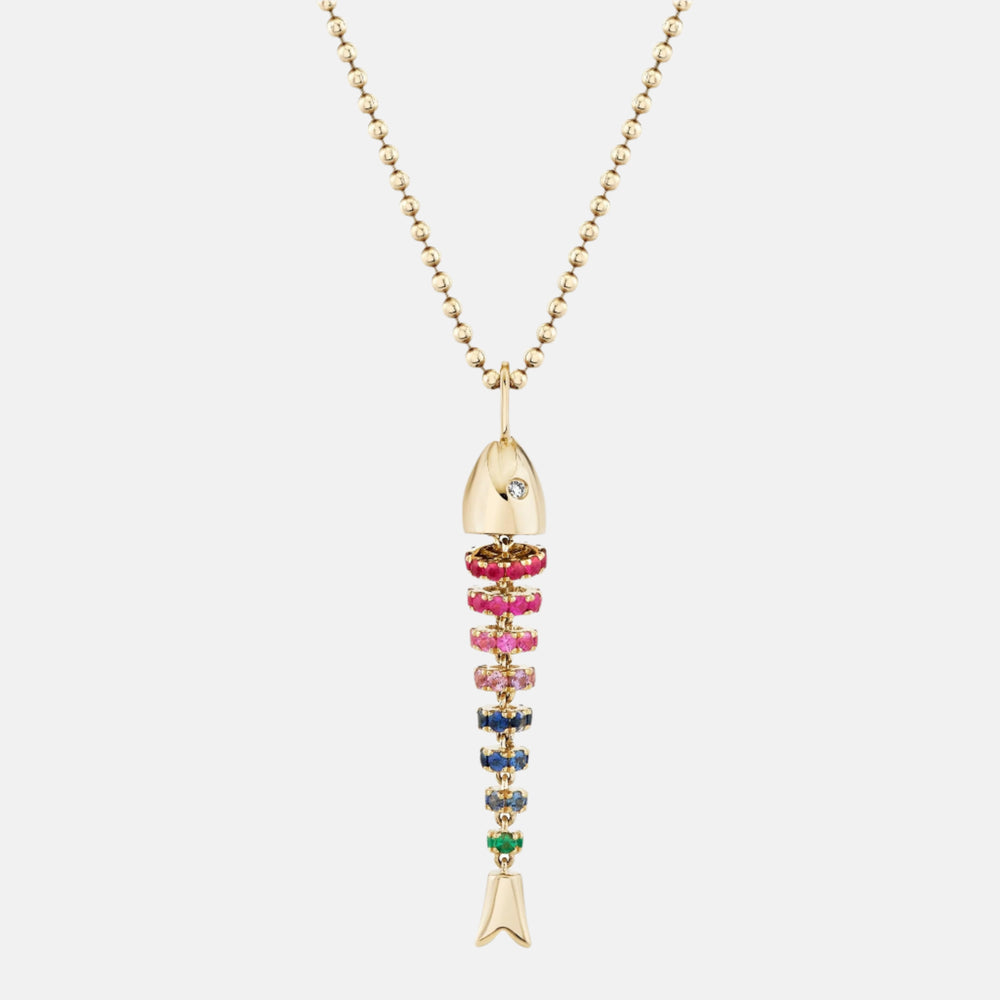 Kinetic Rainbow Poisson Pendant by Ariel Gordon Jewelry - At Present Jewelry