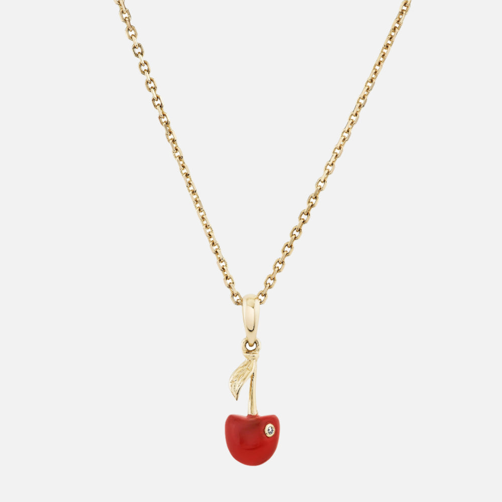 Cherry Baby Pendant by Ariel Gordon Jewelry - At Present Jewelry
