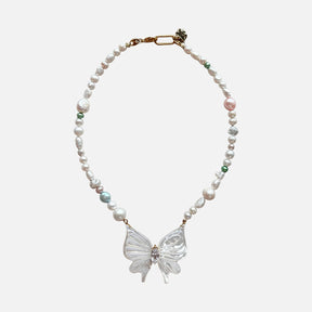Jumbo Farfalla Glow Pearl Necklace