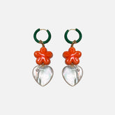 Love at First Sight Giardino Earrings, Orange