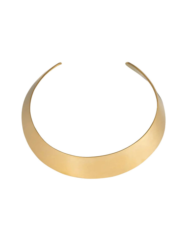 Gold Choker by Christina Caruso - At Present Jewelry
