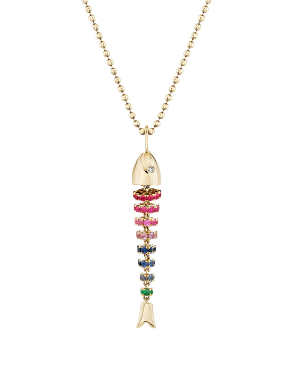 Kinetic Rainbow Poisson Pendant