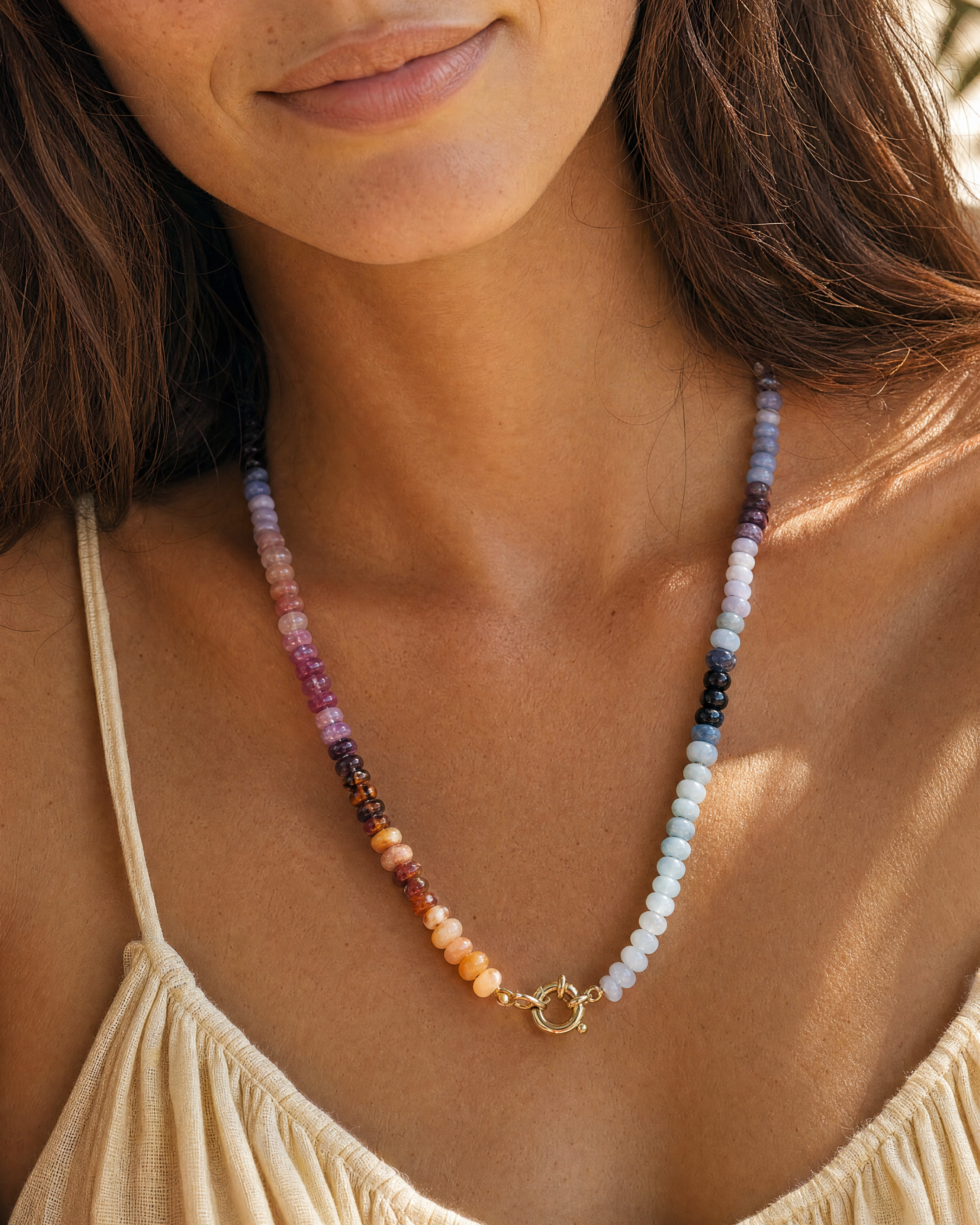 Ocean Sunset Gemstone Necklace