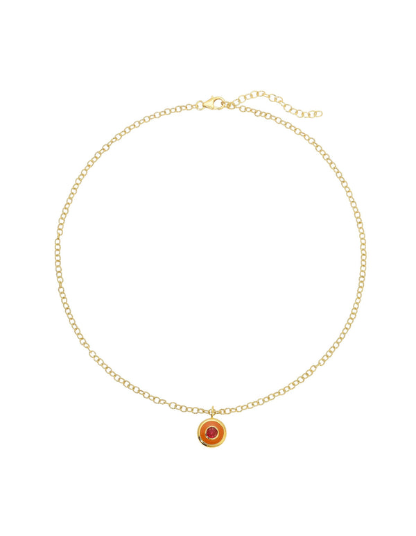 Reversible Coin Necklace