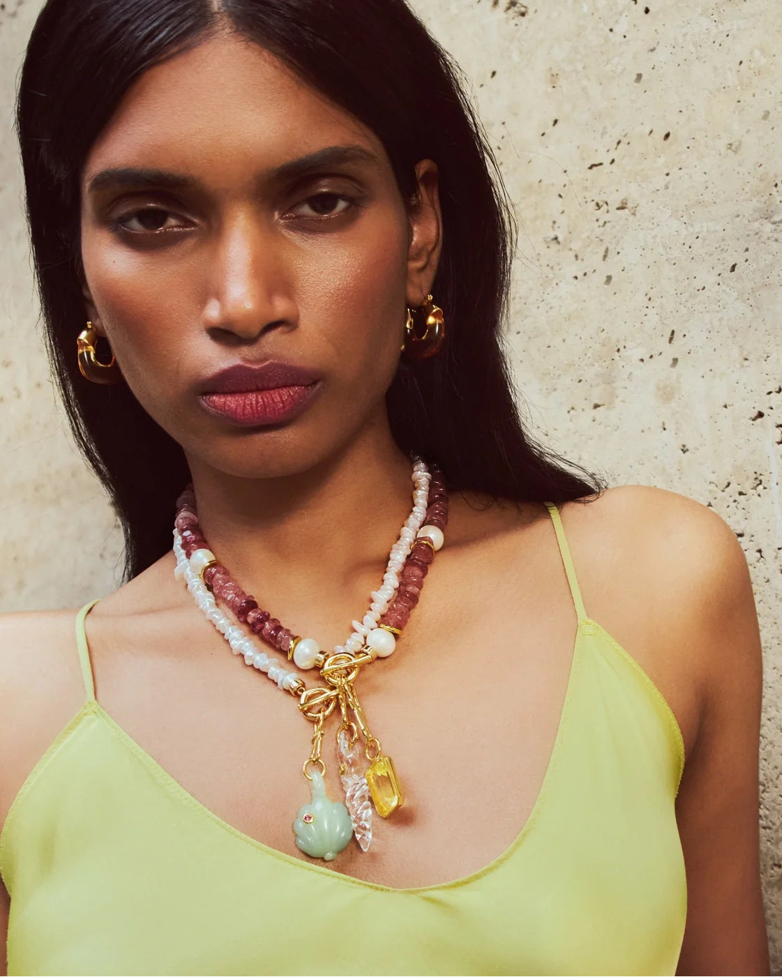 Tower Shell Charm by Lizzie Fortunato - At Present Jewelry