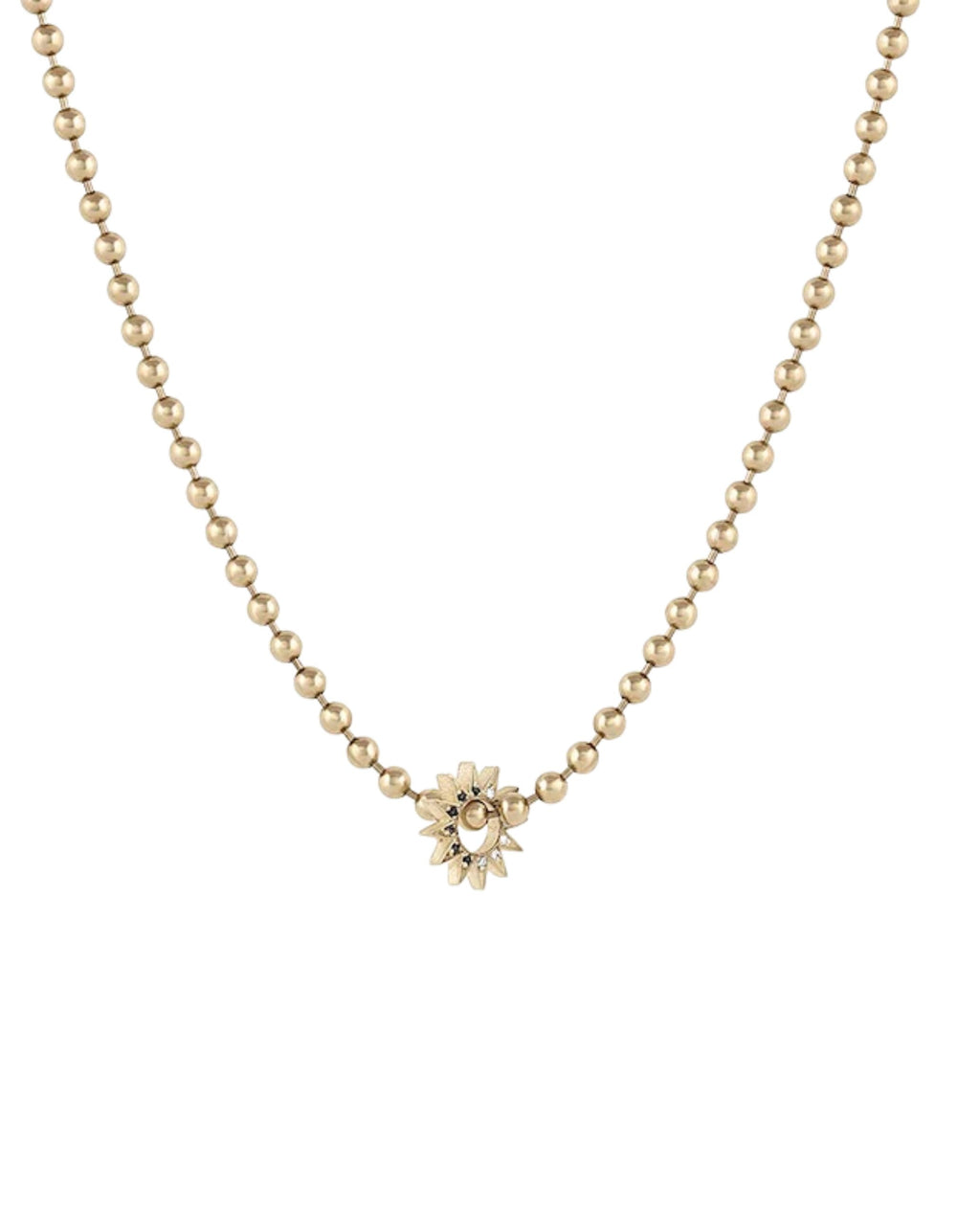 Pavé Baby Spur Pendant Necklace