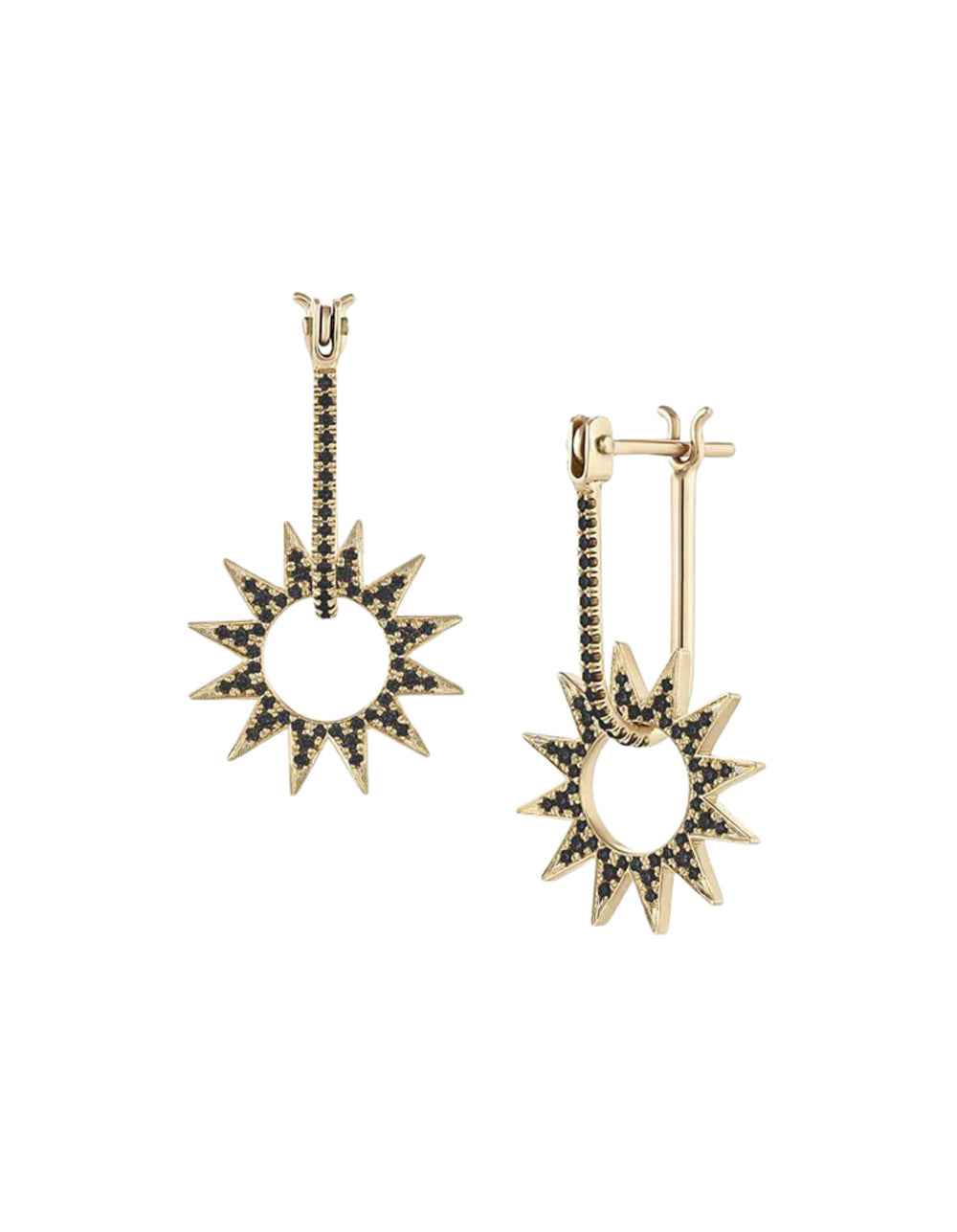 Pavé Mini Spur Earrings