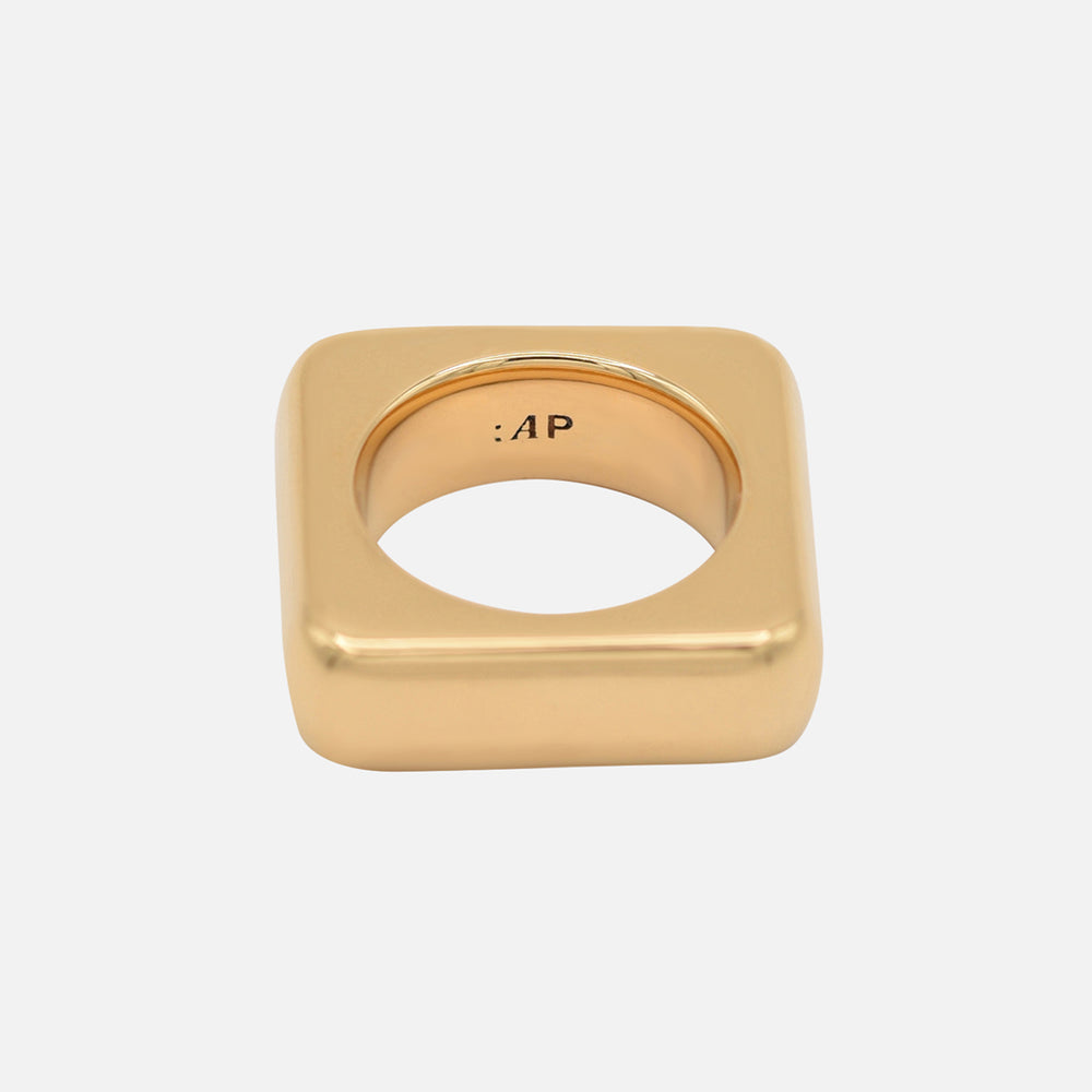 BOLD Ring, Gold Plated by Jalil Johnson : At Present Collection - At Present Jewelry