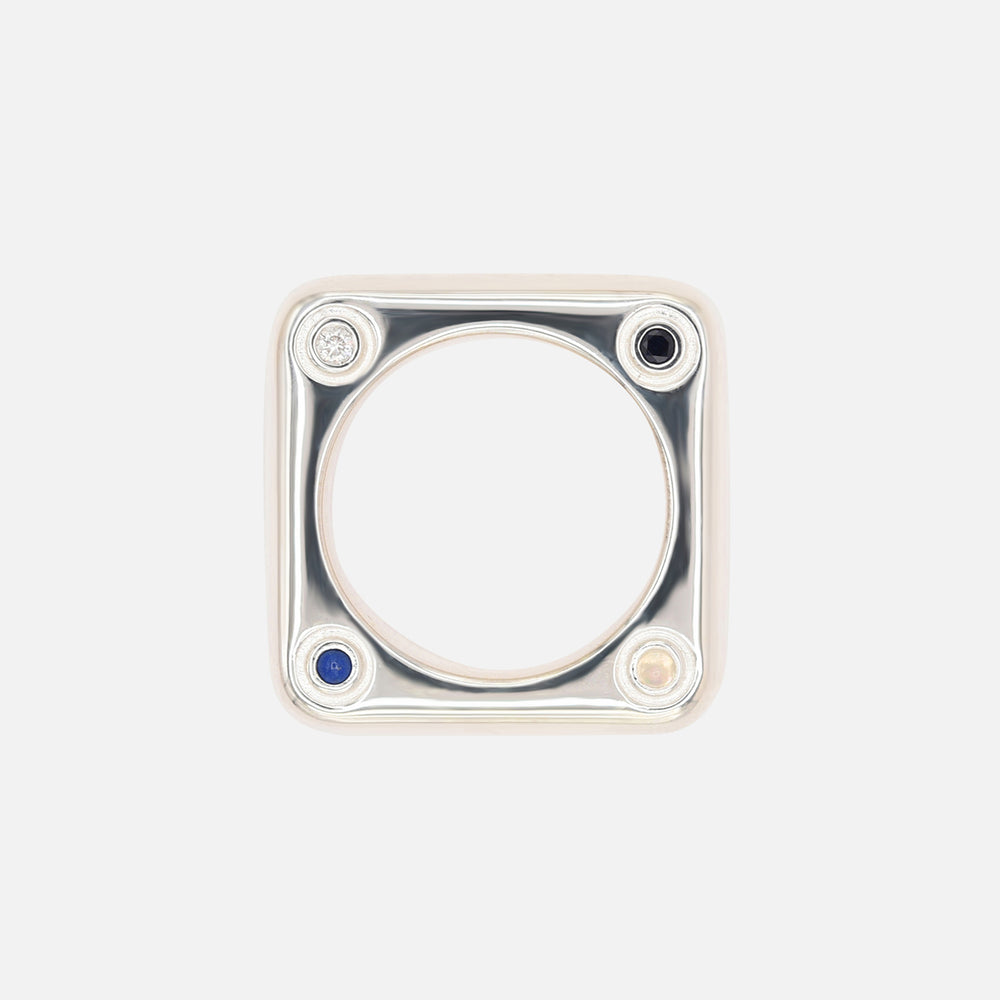 BOLD Ring, Silver by Jalil Johnson : At Present Collection - At Present Jewelry