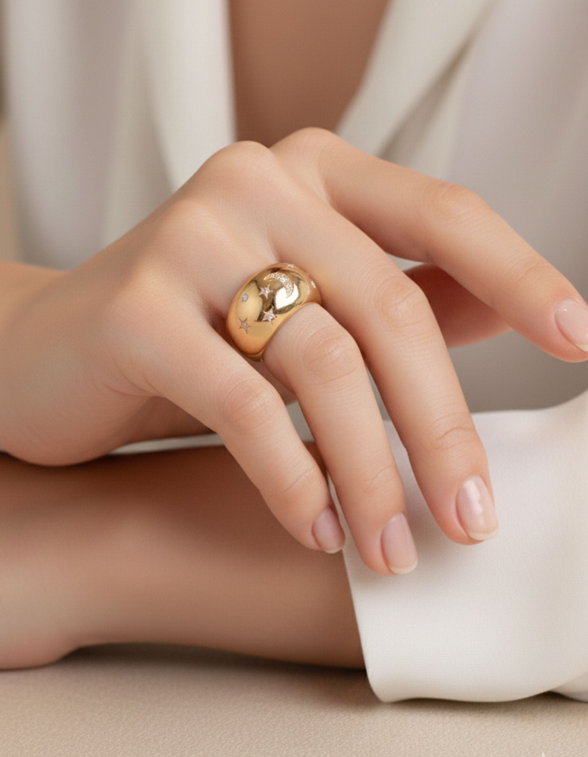 Celeste Dome Ring