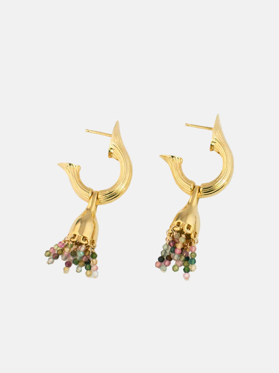 Riya Gemstone Earrings by MM Druck - At Present Jewelry